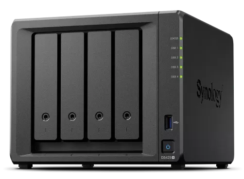 NAS Synology DiskStation DS425+  2xGigabit  4-bay  2GB RAM  fara HDD-uri