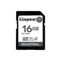 Card de memorie Kingston Industrial, 16GB, SDHC, UHS-I, U3, V30, A1