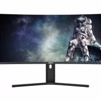 Monitor LED Dahua LM34-E330CA, 34", Curbat, UWQHD, 200Hz, 1ms, Black