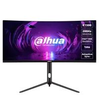 Monitor LED Dahua LM30-E330CA, 30", Curbat, WFHD, 200Hz, 1ms, Black