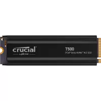 SSD Micron Crucial T500, 1TB, M.2 2280, PCIe 4.0, NVMe, Heatsink