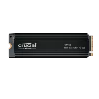 Crucial T705 1TB PCIe Gen5 NVMe M.2 SSD with heatsink