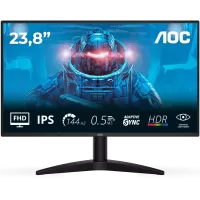 Monitor LED AOC 24B36X, 23.8", Full HD, 144Hz, 4ms, Black