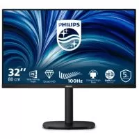 Monitor LED Philips 32B2N3500/00, 31.5", QHD, 100Hz, 4ms, Black