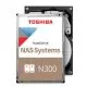 Hard Disk Desktop Toshiba N300 NAS, 4TB, 7200RPM, 512MB, SATA
