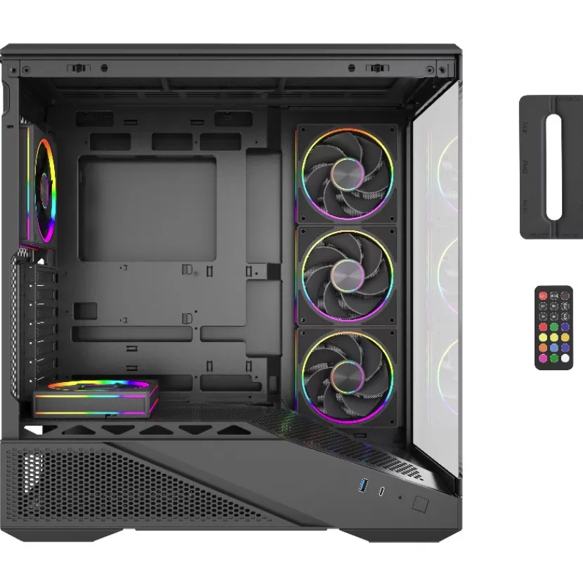 Carcasa Pc Alphagear Dervish mark 1 Argb Black