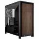 Carcasa PC CORSAIR iCUE 4000D,Black+Wood