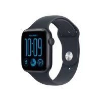 Smartwatch Apple Watch SE 3 GPS (2025), 40mm, Carcasa Midnight Aluminium, Bratara Navy Blue Sport Band - S/M