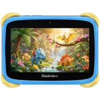 Tableta Blackview Link 1 Kids Mini, 7", Quad-Core, RAM 3GB, Flash 32GB, Wi-Fi, Brave Blue + Stylus + Sticla securizata
