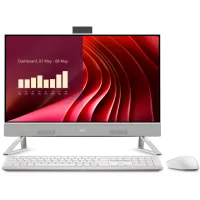 Sistem All-In-One Dell EC24250, 23.8" Full HD Touch, Intel Core 7 150U, RAM 16GB, SSD 1TB, Windows 11 Pro, White, NBD
