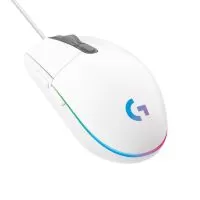 Mouse Gaming Logitech G203 Lightsync, White
