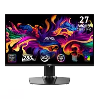 Monitor QD-OLED MSI MAG 271QP QD-OLED X28, 26.5", WQHD, 280 Hz, 0.03 ms, Black