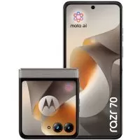 Telefon Mobil Motorola razr 70, 256GB Flash, 8GB RAM, Nano SIM + eSIM, 5G, Pantone Hematite