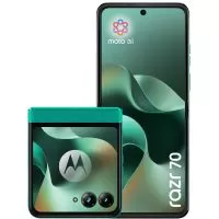 Telefon Mobil Motorola razr 70, 256GB Flash, 8GB RAM, Nano SIM + eSIM, 5G, Pantone Sporting Green