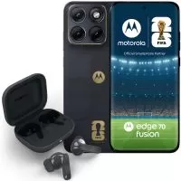 Telefon Mobil Motorola Edge 70 Fusion FIFA Edition, 256GB Flash, 8GB RAM, 5200mAh, Nano SIM + eSIM, 5G, Pantone Silhouette + Casti Moto buds bass