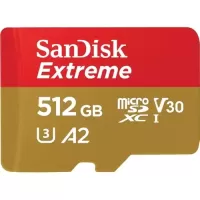 Card de memorie Sandisk Extreme MicroSDXC 512GB + Adaptor SD