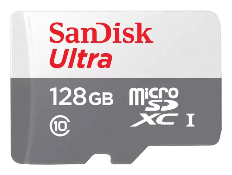 Card de memorie SanDisk Ultra Lite Micro SDXC 128GB Class 10 UHS-I White/Grey