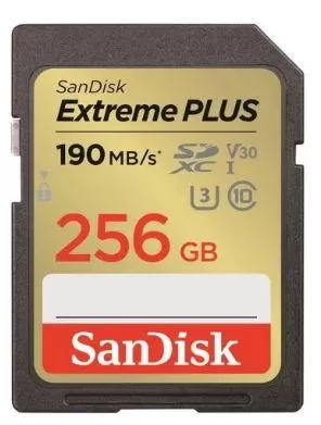 Card de memorie Sandisk Extreme Plus SDXC 256GB UHS-I CL 10