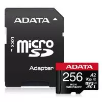 Card de memorie A-Data High Endurance MicroSDXC, 256GB + Adaptor SD