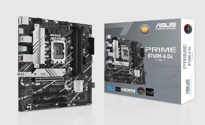 Placa de baza Asus Prime B760M-A D4-CSM  Socket S1700