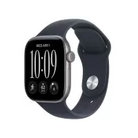 Smartwatch Apple Watch 12 GPS, 42mm, Carcasa Space Grey Aluminium, Bratara Navy Blue Sport Band - M/L