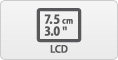 Ecran LCD de 7,5 cm (3,0