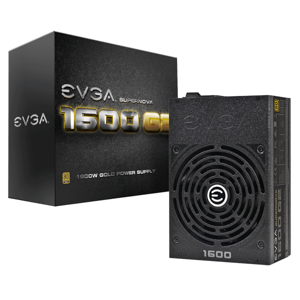 EVGA 120-G2-1600-X2  SuperNOVA 1600 G2, 80+ GOLD 1600W, Fully Modular, 10 Year Warranty, Includes FREE Power On Self Tester Power Supply 120-G2-1600-X2 (EU)