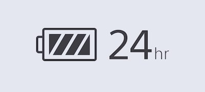 Durată de audiție de până la 24 de ore