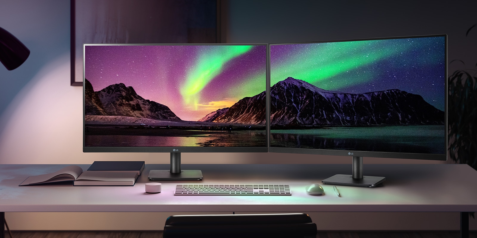 Acest afisaj are o rama subtire pe trei laturi si nu interfereaza cu precizia orbitoare